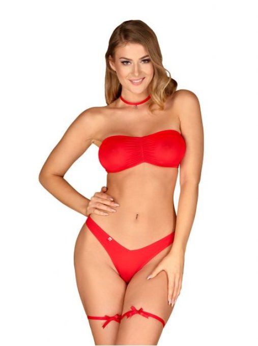 Noël Kissmas Ensemble 4 pcs - Rouge