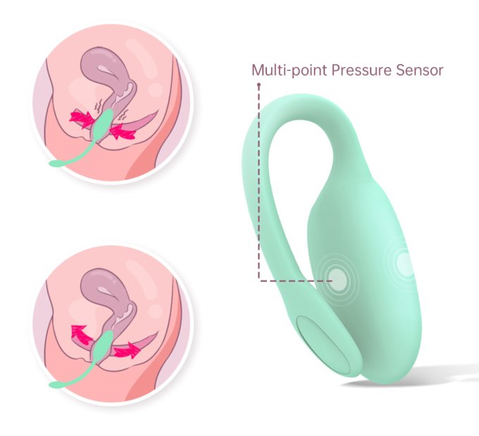 Oeuf Connecté Kegel Rejuve 6.5 x 3.5cm
