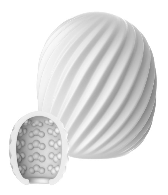 Oeuf de Masturbation HERO SPIRAL Blanc