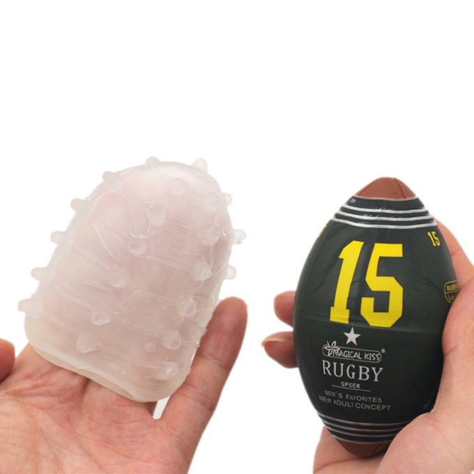 Oeuf de masturbation Rugby Ball Spider