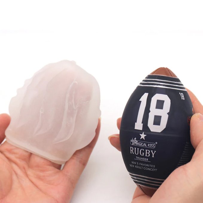 Oeuf de masturbation Rugby Ball Thunder