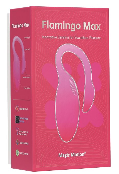 Oeuf Vibrant Connecté Flamingo Max 7.5 x 3.2cm Rose