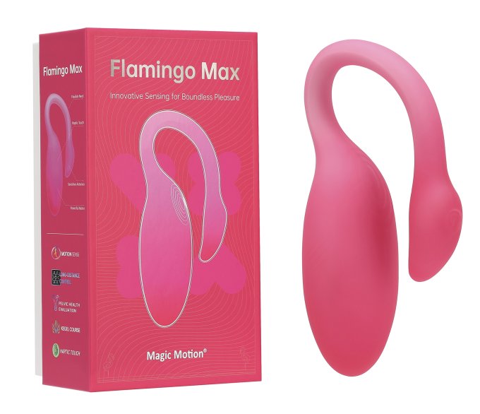 Oeuf Vibrant Connecté Flamingo Max 7.5 x 3.2cm Rose