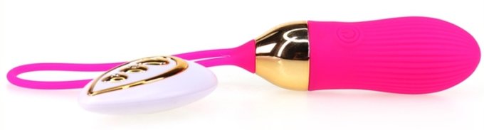 Oeuf vibrant Stripe Sex 8.5 x 3cm Fuchsia