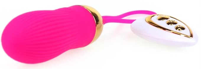 Oeuf vibrant Stripe Sex 8.5 x 3cm Fuchsia