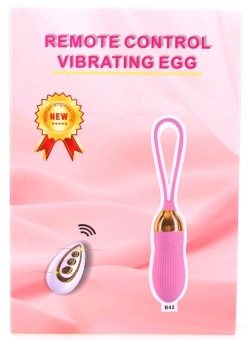 Oeuf vibrant Stripe Sex 8.5 x 3cm Rose