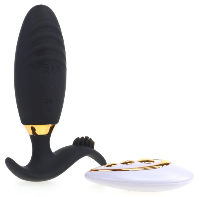 Oeuf vibrant Wavy Sex 8.5 x 3cm Noir
