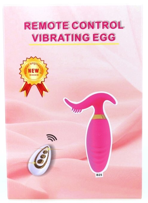 Oeuf vibrant Wavy Sex 8.5 x 3cm Rose