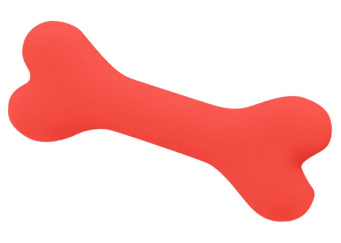 Os en silicone Bone Rouge
