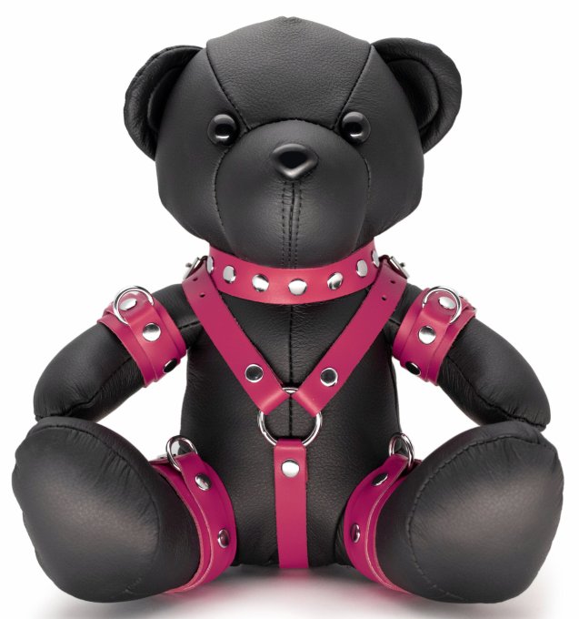 Ours en cuir Bendy The Bdsm Teddy Bear Rose