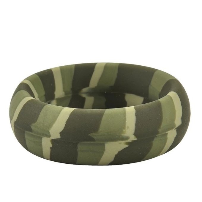 Pack 3 Cockrings Silimix Vert Army