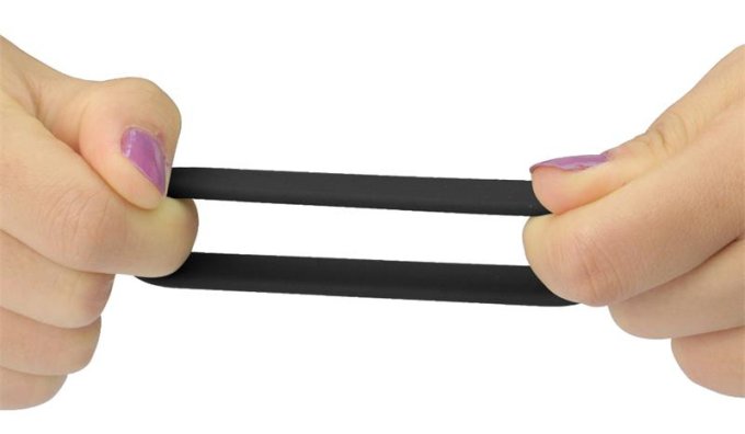 Pack de 3 cockrings silicone SiliRing Noirs