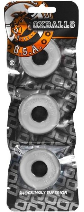 Pack de 3 mini cockrings Oxballs transparents