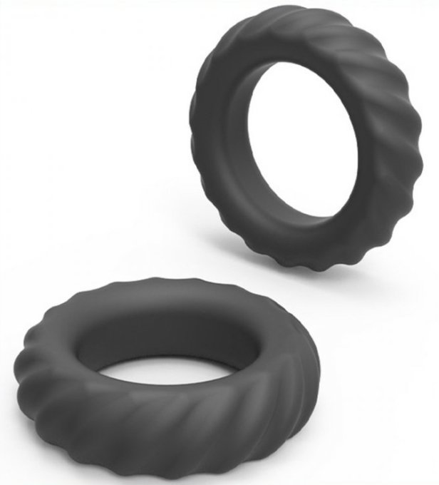 Pack de 5 cockrings Enhance Rings Silicone