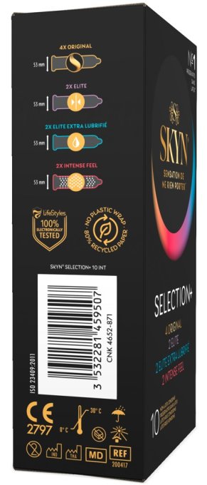 Pack Préservatifs Skyn Selection+ x10