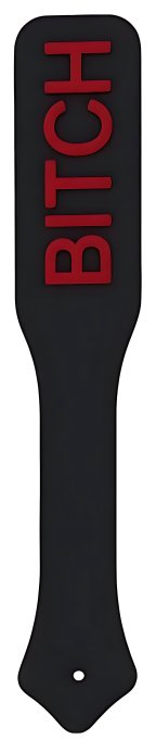 Paddle Bitch 31cm Noir-rouge