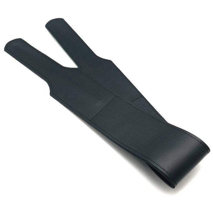 Paddle double en cuir - 42cm X 7,5cm