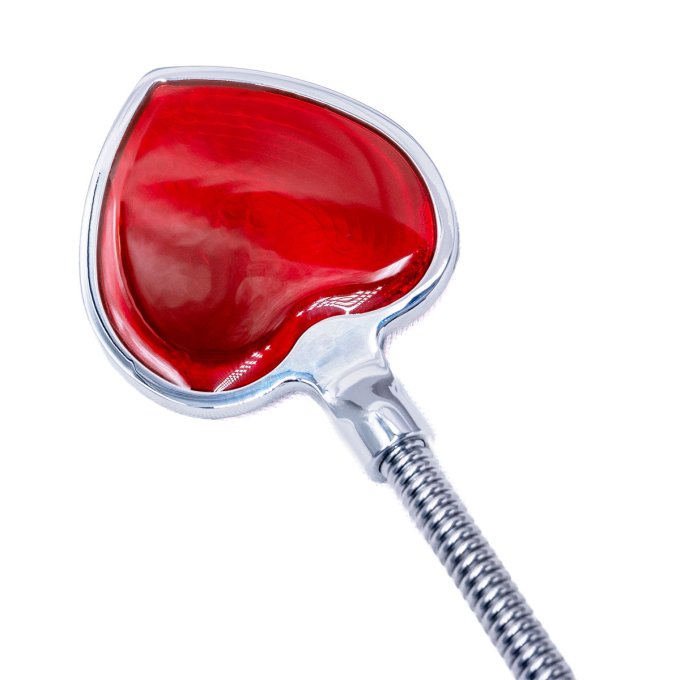 Paddle flexible 41cm Plug anal SILVER HEART 10 x 2cm