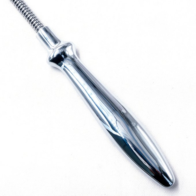 Paddle flexible 42cm Plug anal Silver hand 10 x 2cm