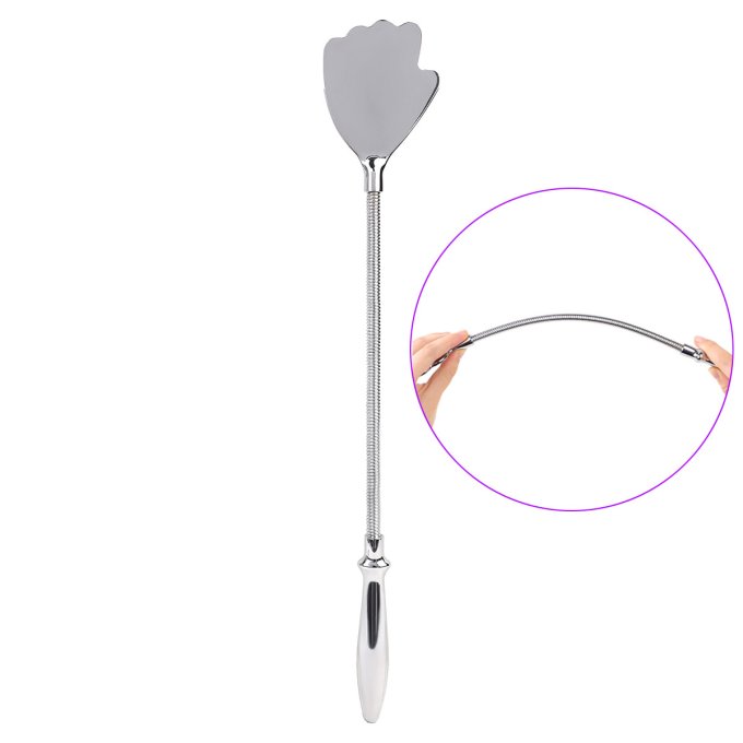 Paddle flexible 42cm Plug anal Silver hand 10 x 2cm