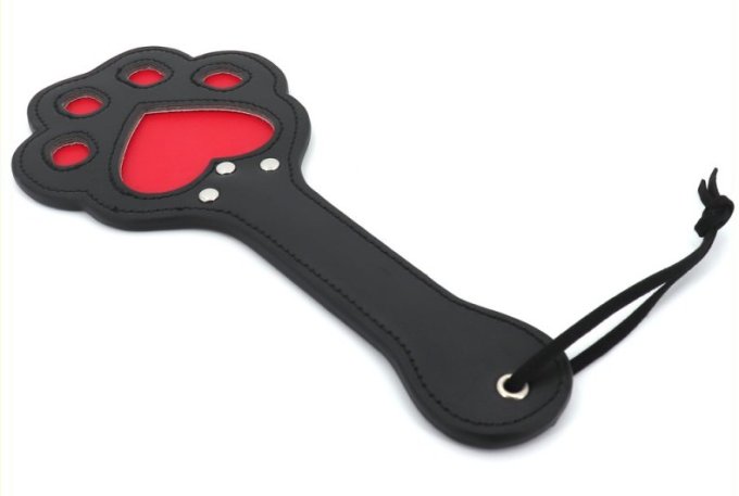 Paddle Patte 28 x 13cm Noir-Rouge