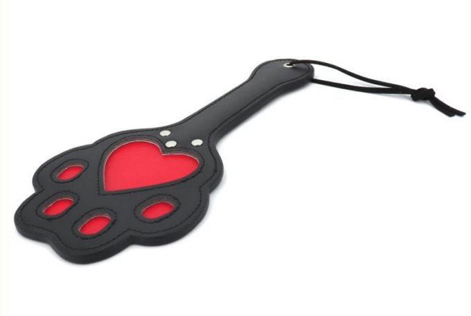 Paddle Patte 28 x 13cm Noir-Rouge
