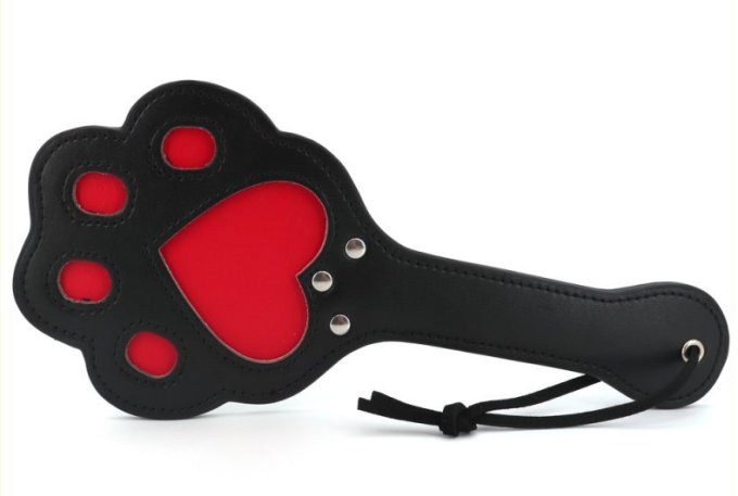 Paddle Patte 28 x 13cm Noir-Rouge