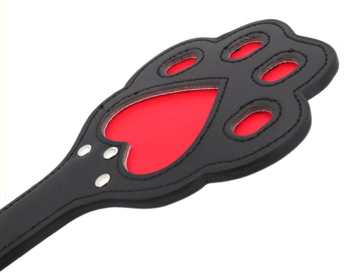 Paddle Patte 28 x 13cm Noir-Rouge