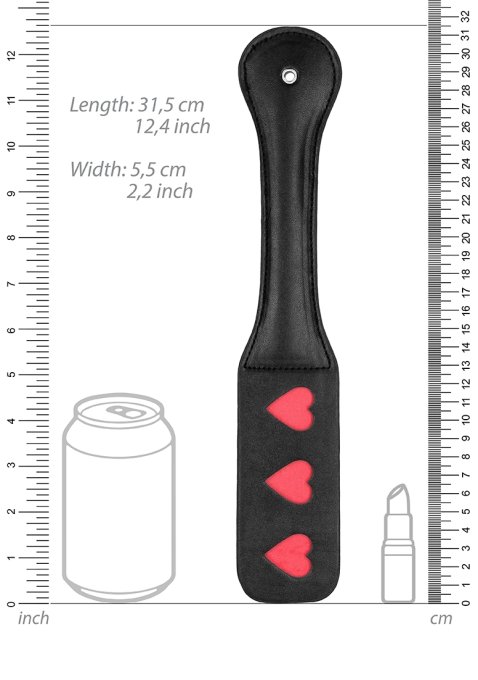 Paddle Tri Hearts 32cm