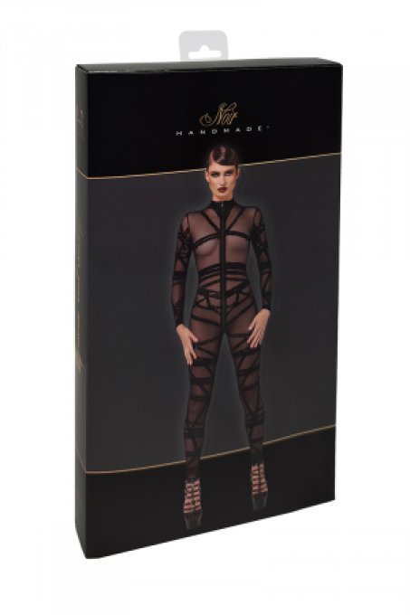 Combinaison floquée Bondesque F357 - Noir Handmade