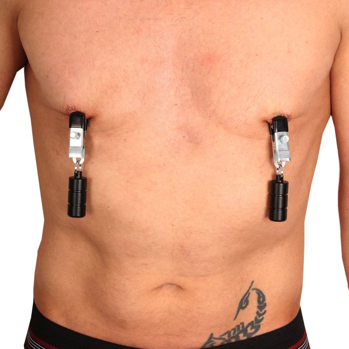 Pince-téton avec poids 100g x2