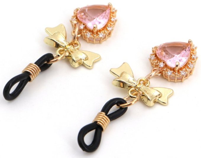 Pince-Tétons Heart Diamond Rose