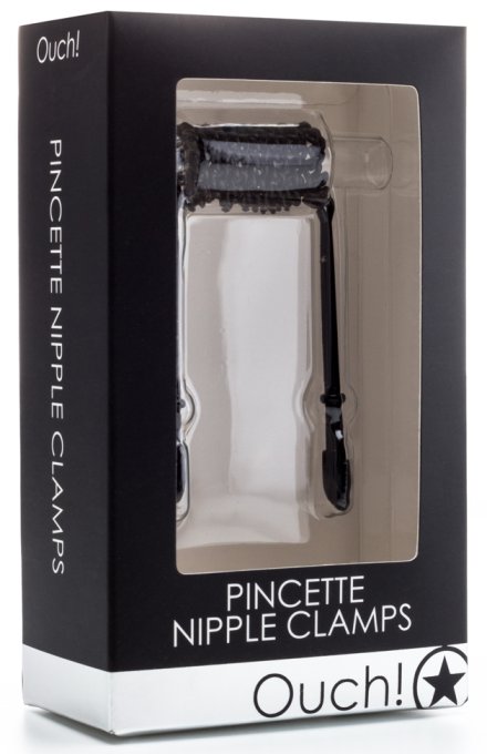 Pince-Tétons Pincette Noires