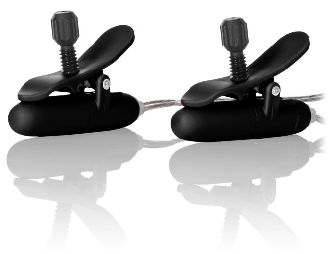 Pince-tétons vibrantes Nipple Teaser Noires