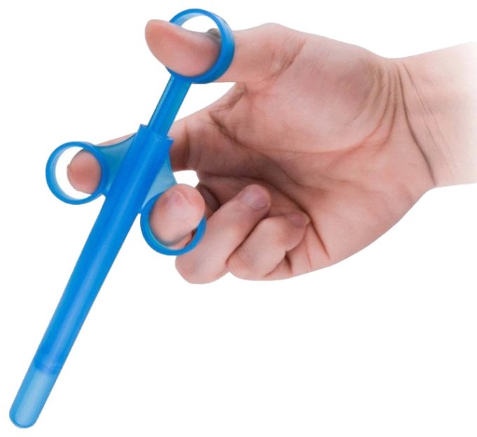 Pipette à lubrifiant Shoot Perfect 10ml 10 x 1.5cm Bleue