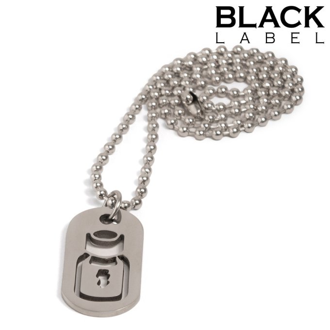 Plaque DogTag Kink Bottle Pop 4.5 x 2.5cm