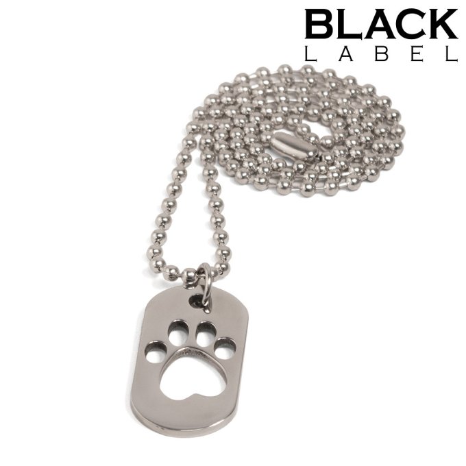 Plaque DogTag Kink Paw 4 x 3.5cm