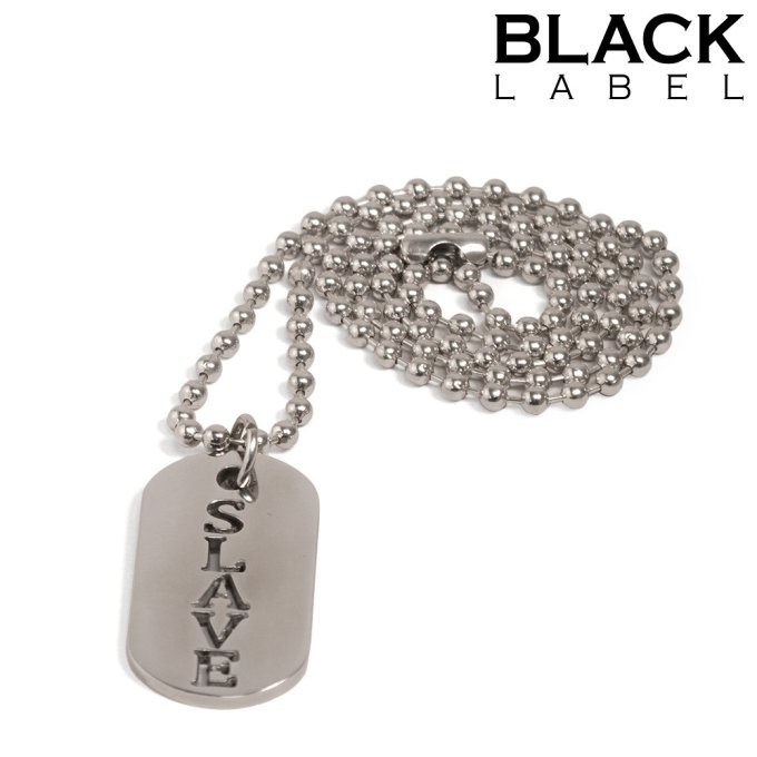 Plaque DogTag Kink Slave 4.5 x 2.5cm