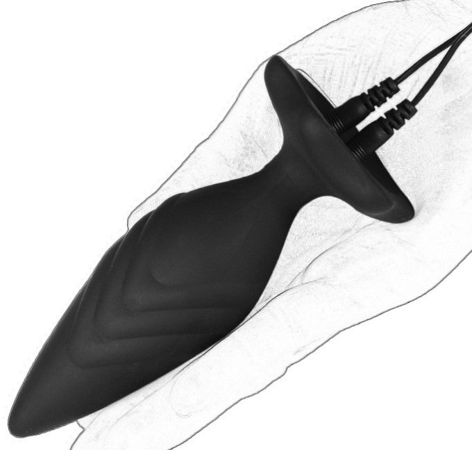 Plug anal Électro Shock Butt 10 x 3.5cm