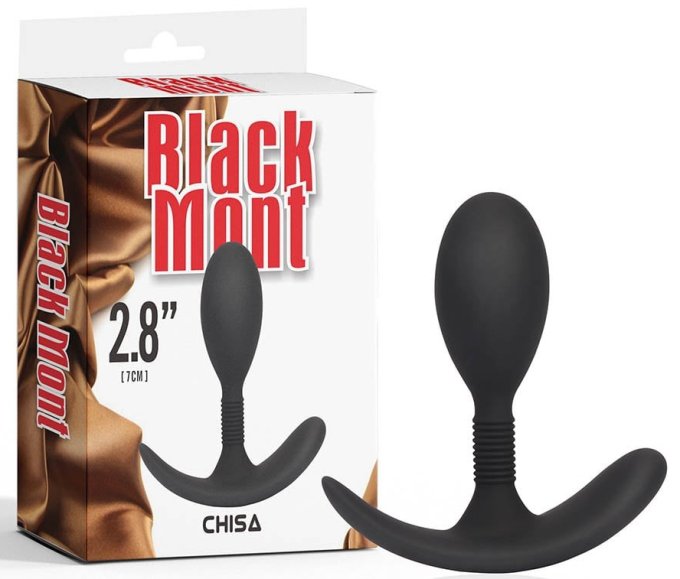 Plug anal Play Black Mont S 7.5 x 2.5cm