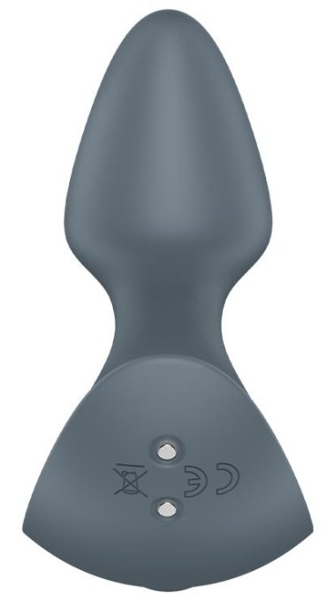 Plug anal vibrant Booty Absolute 1 Gris