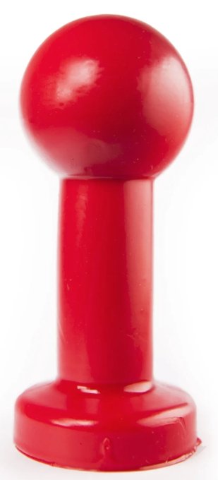 Plug anal ZIZI BIG POP 13 x 6 cm Rouge