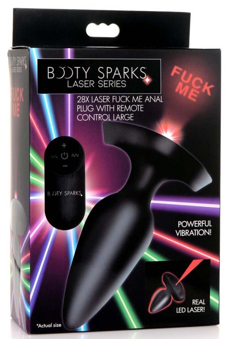 Plug avec laser Fuck Me 12 x 4.5cm