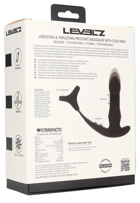 Plug + Ballstretcher Thrusteez 13 x 3.7cm