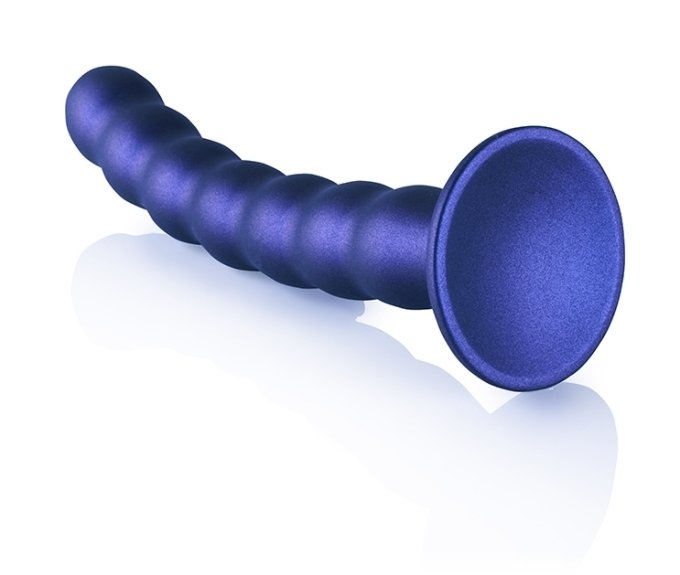 Plug Beaded G-Spot L 20.5 x 3.2cm Bleu