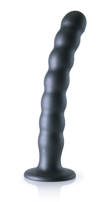 Plug Beaded G-Spot L 20.5 x 3.2cm Gris