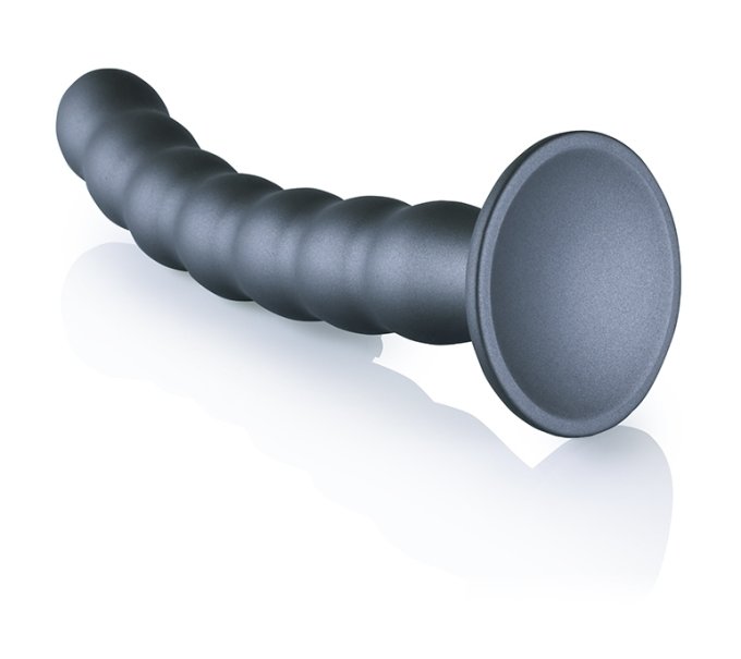 Plug Beaded G-Spot L 20.5 x 3.2cm Gris