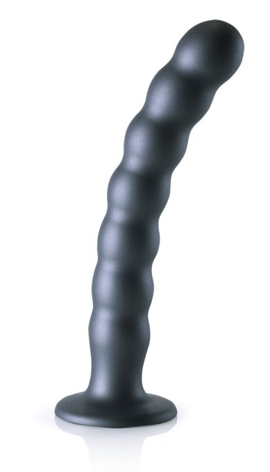 Plug Beaded G-Spot L 20.5 x 3.2cm Gris