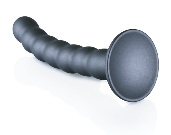 Plug Beaded G-Spot M 16.5 x 2.5cm Gris