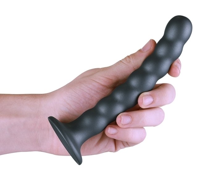 Plug Beaded G-Spot M 16.5 x 2.5cm Gris